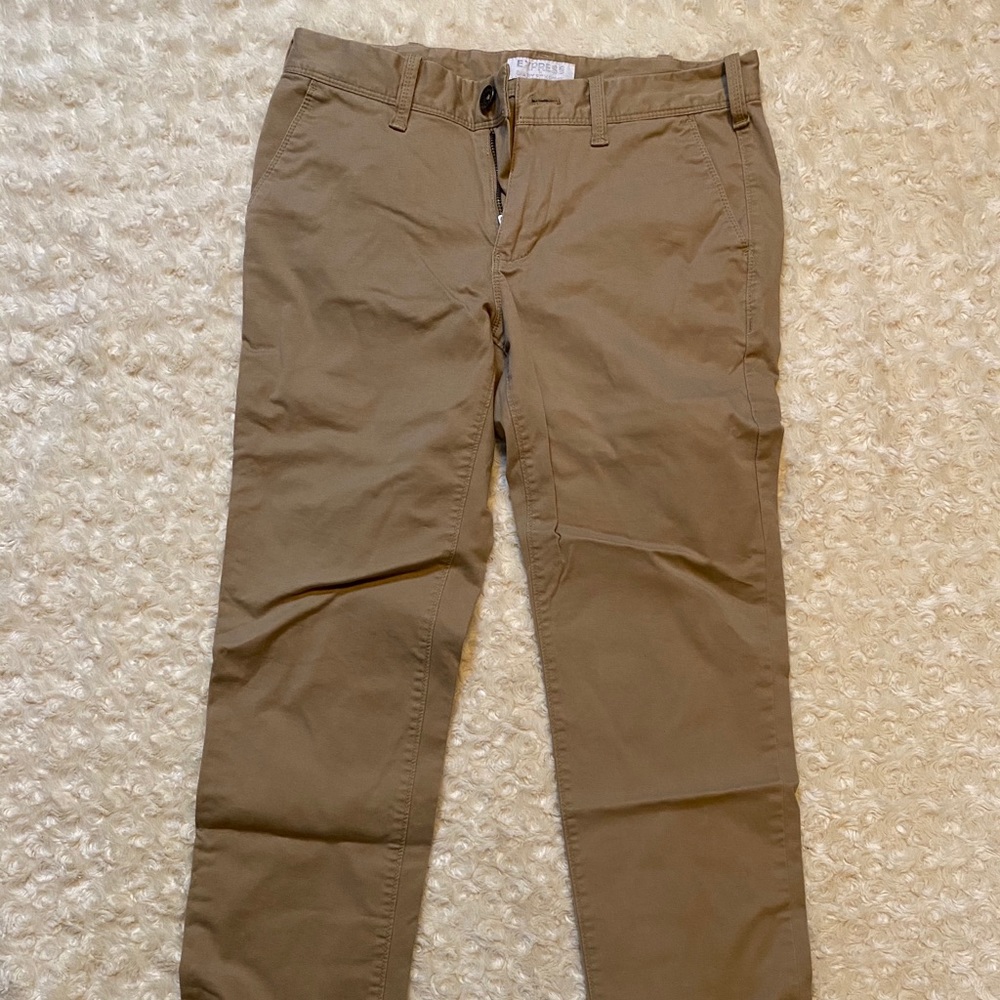 Express Skinny Fit 28x30 Tan Jeans!